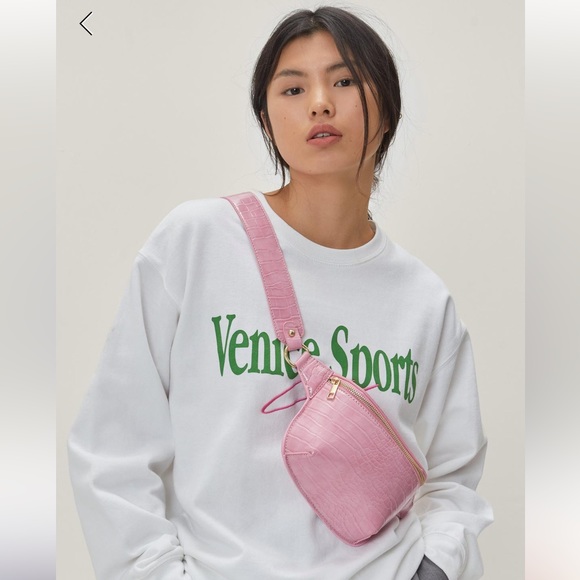 COPY - Faux Croc Sling Bag - Picture 3 of 3